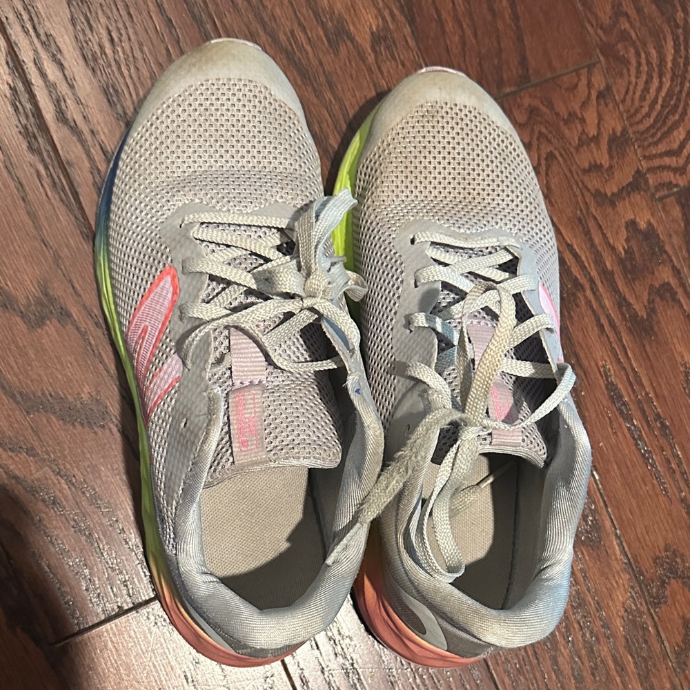 New Balance Kids Sneakers - Gray and Pink